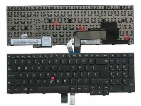 Tipkovnica za Lenovo Thinkpad E550 E550C E555 E560 E560C E565 / 04Y0313 04Y0301 04Y2373 / (QWERTZ) Š Đ Ž Ć Č SLOV
